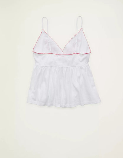 Babydoll‑Style V‑Neck Embroidered Women’s Camisole
