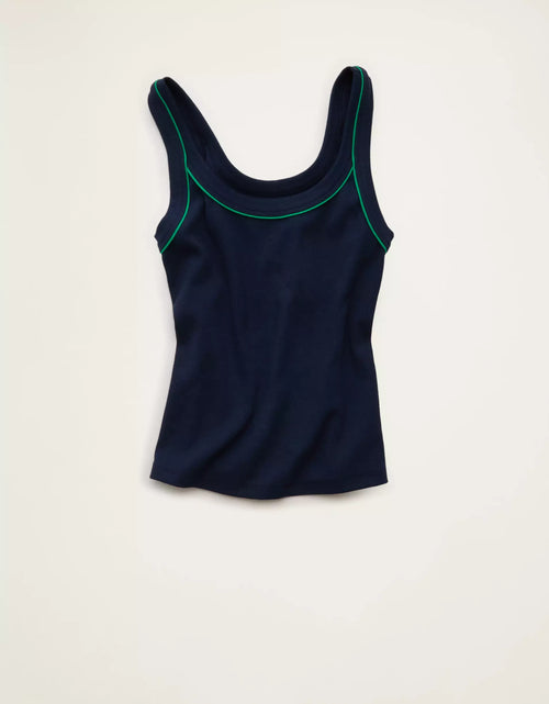 Form‑Fitting Scoop Neck Ribbed Women’s Camisole Tank