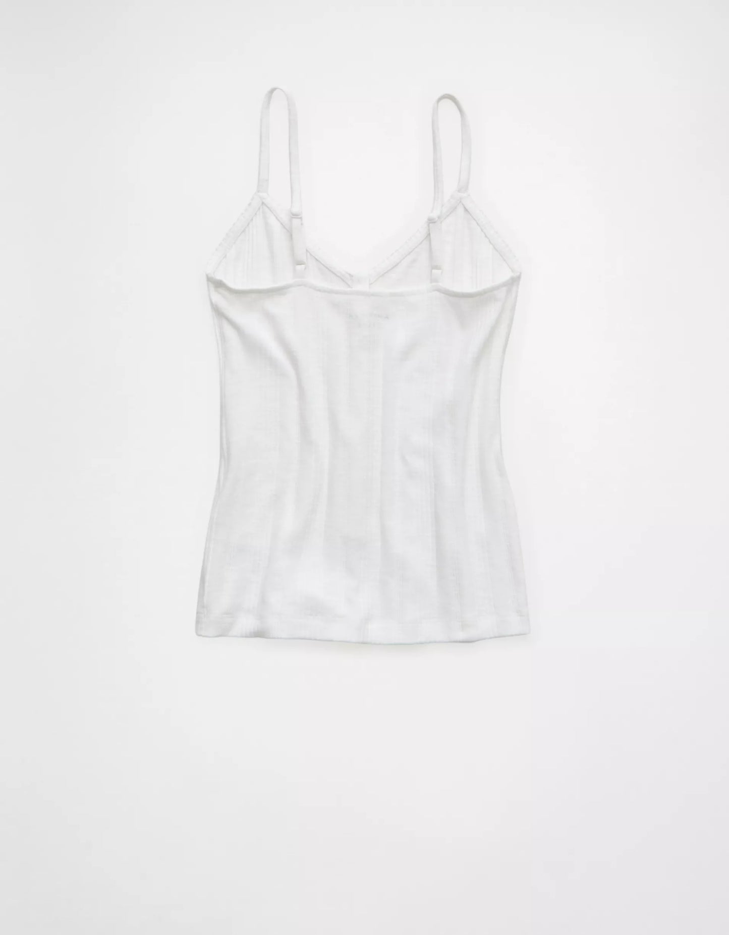 Fitted Henley‑Style Button‑Front Ribbed Women’s Camisole